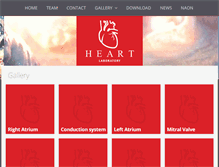 Tablet Screenshot of heartlaboratory.com